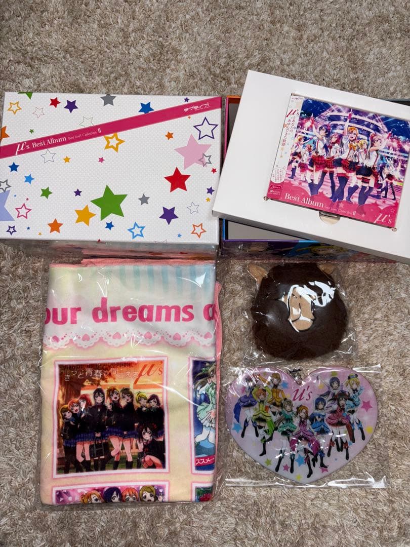 ラブライブ! μ’s グッズ まとめ売り 本 クロス タペストリー CD 引退