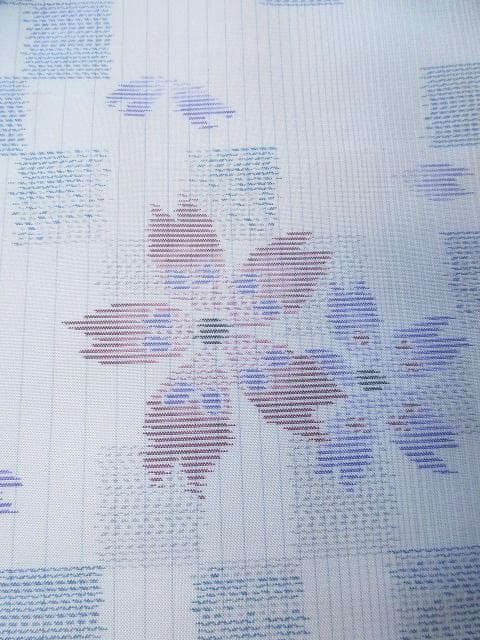 未着用に近い！さが美製＊白大島紬＊本場大島紬＊着物＊防水済み＊１６６ｃｍ＊裄６９