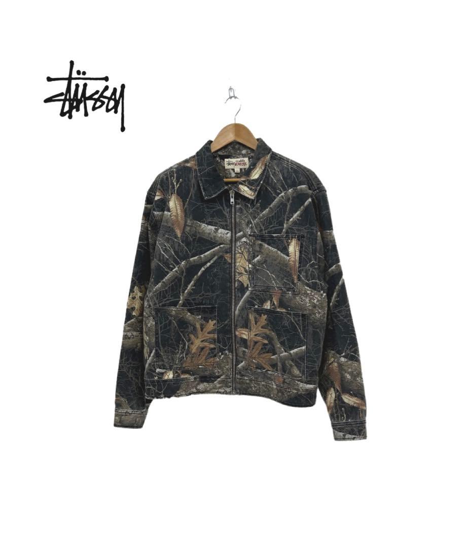★ STUSSY ステューシー　リアルツリー　カモフラ　ワークデニム　ジャケット
