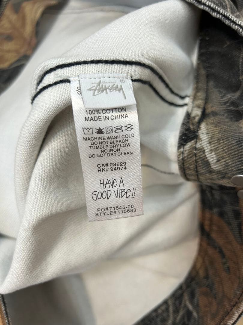 ★ STUSSY ステューシー　リアルツリー　カモフラ　ワークデニム　ジャケット