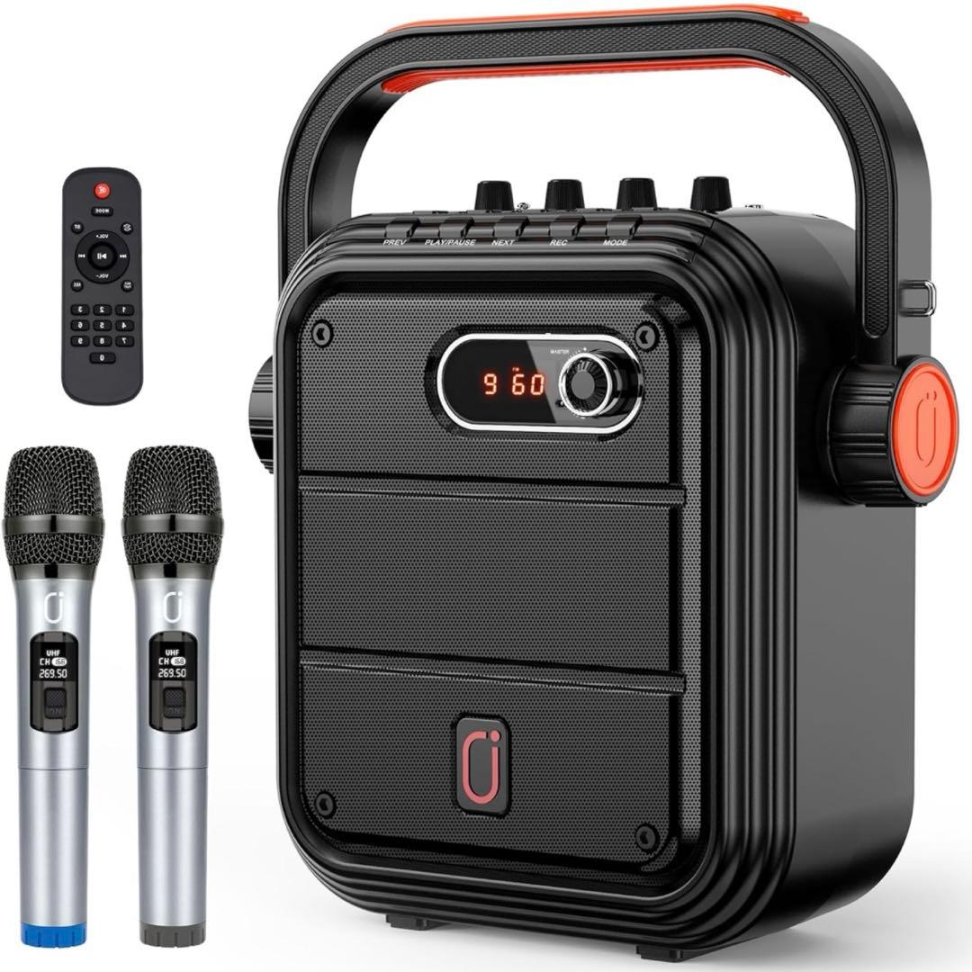 【新品】ワイヤレスマイク スピーカーセット 拡声器