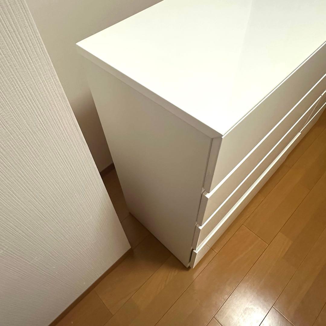 ニトリ　ローチェスト　ホワイト