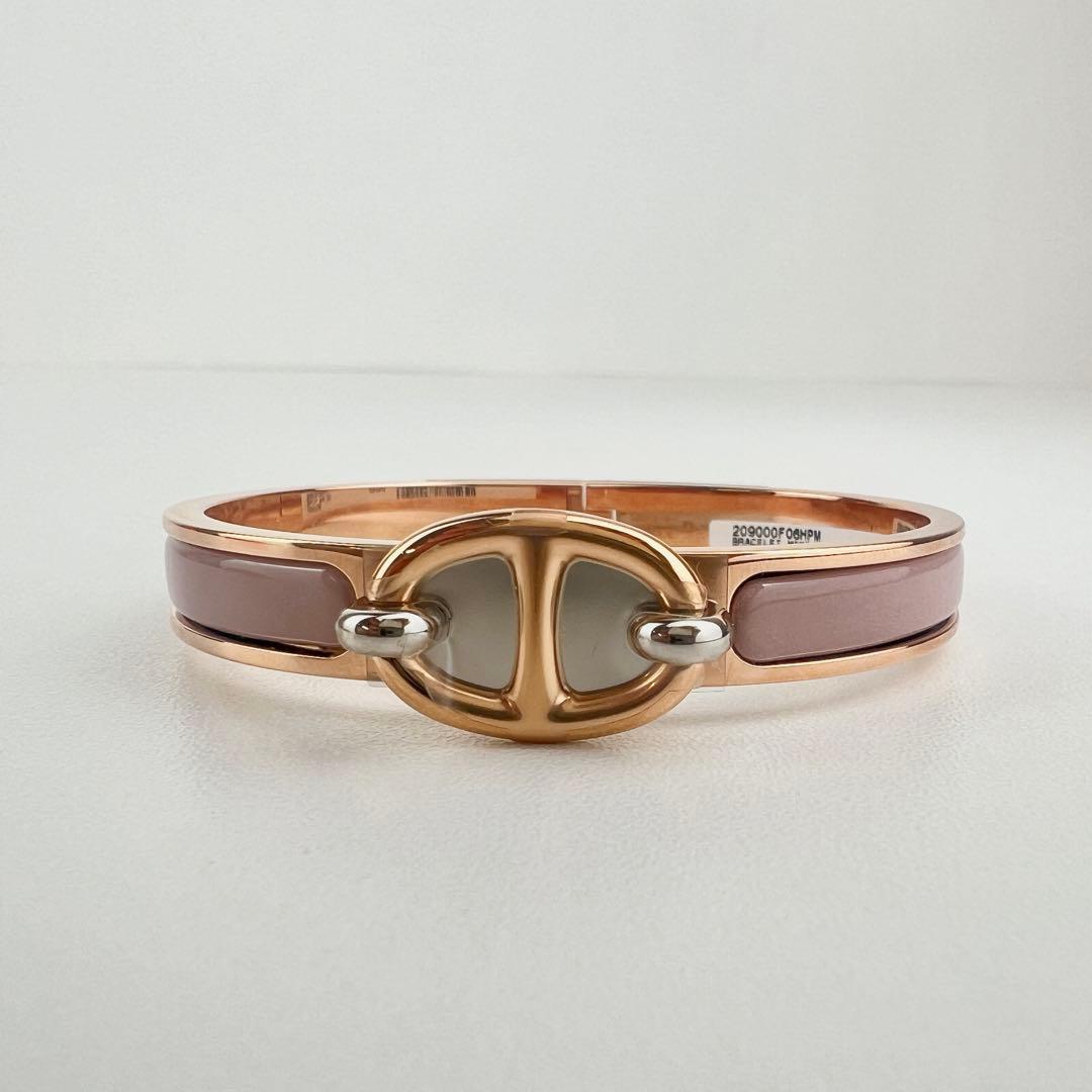 新品未使用　HERMES エルメス　ミニクリックシェーヌダンクル　ローズ