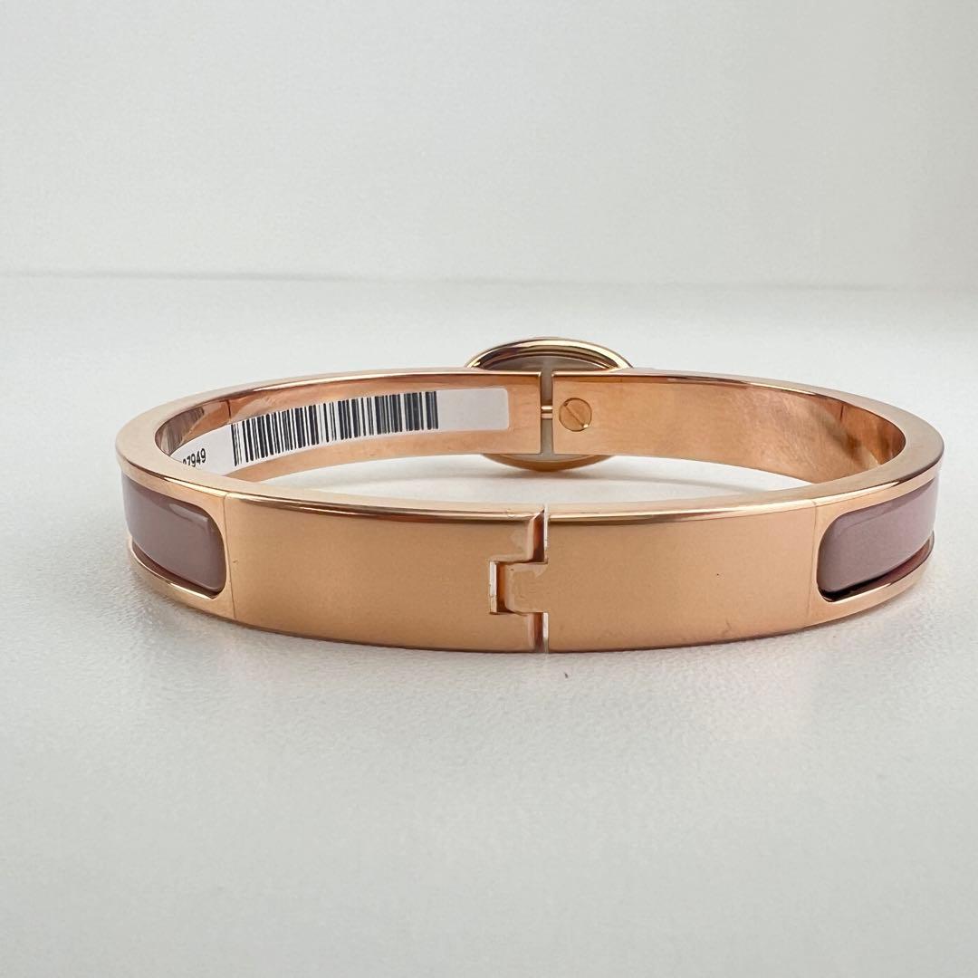 新品未使用　HERMES エルメス　ミニクリックシェーヌダンクル　ローズ