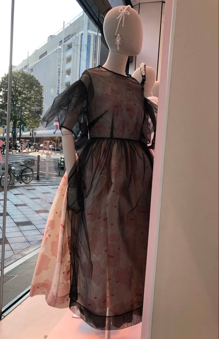 Simone Rocha x  チュール素材のロングドレス