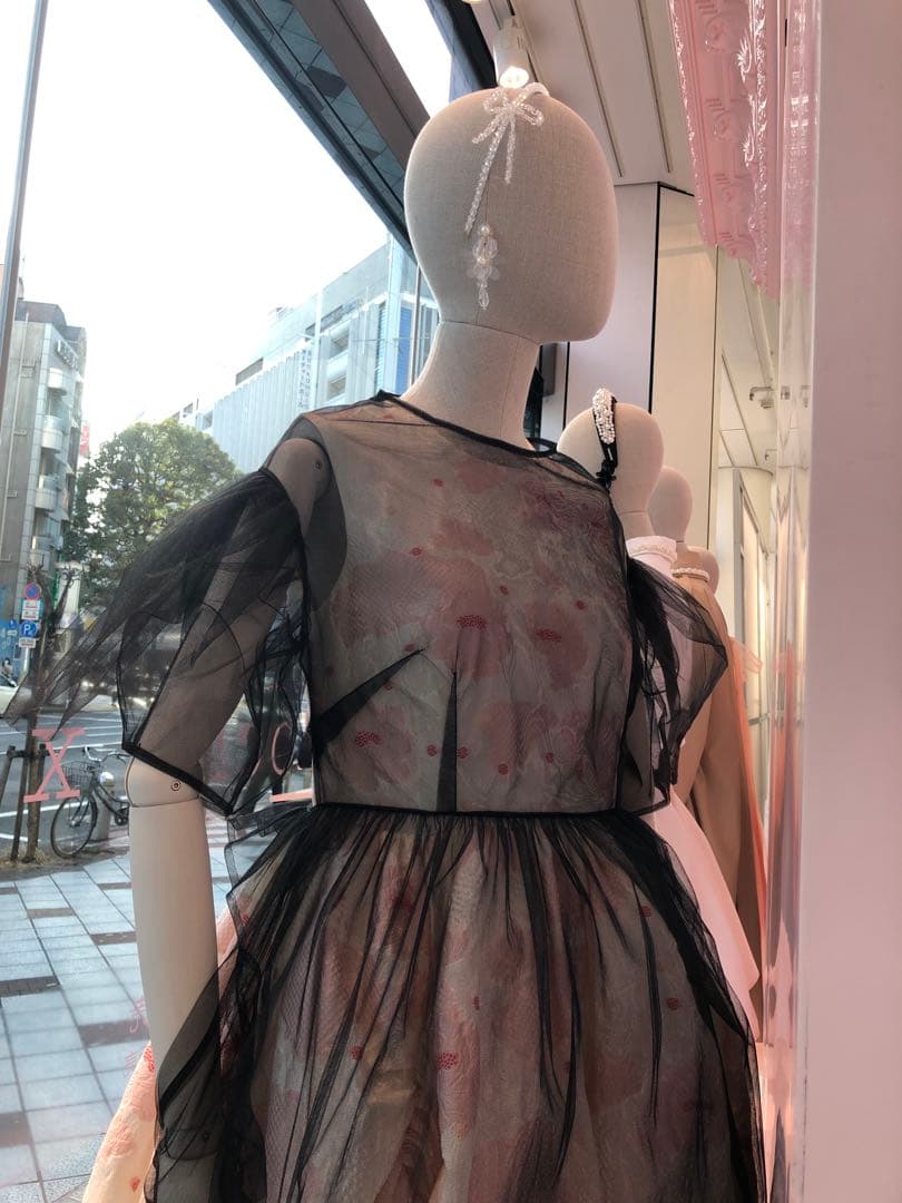 Simone Rocha x  チュール素材のロングドレス