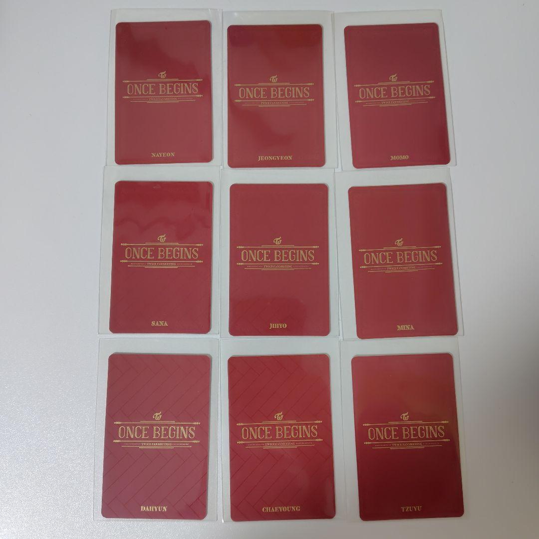 TWICE ONCE BEGINS トレカ54枚セット