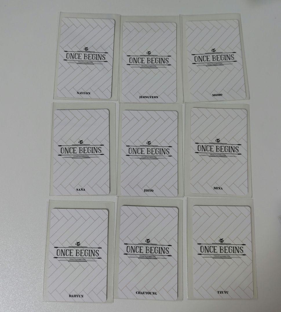 TWICE ONCE BEGINS トレカ54枚セット