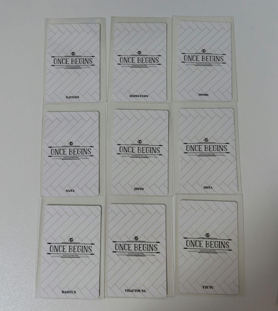 TWICE ONCE BEGINS トレカ54枚セット