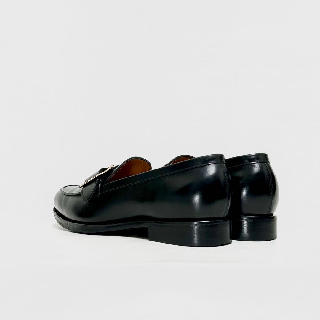 ■裏張り新品 定4万 ジャランスリワヤ 4 23 36 ローファー 黒 バックル