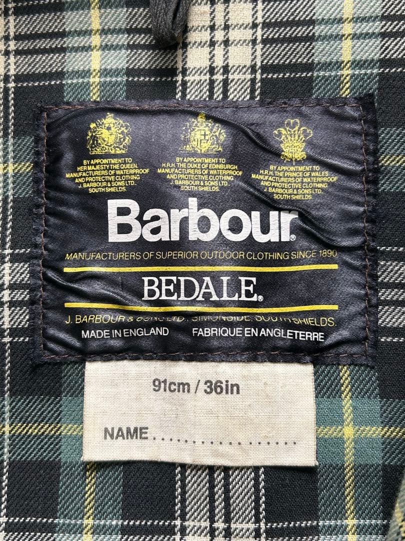 ＊Barbour＊ワックスドジャケット(36inch)