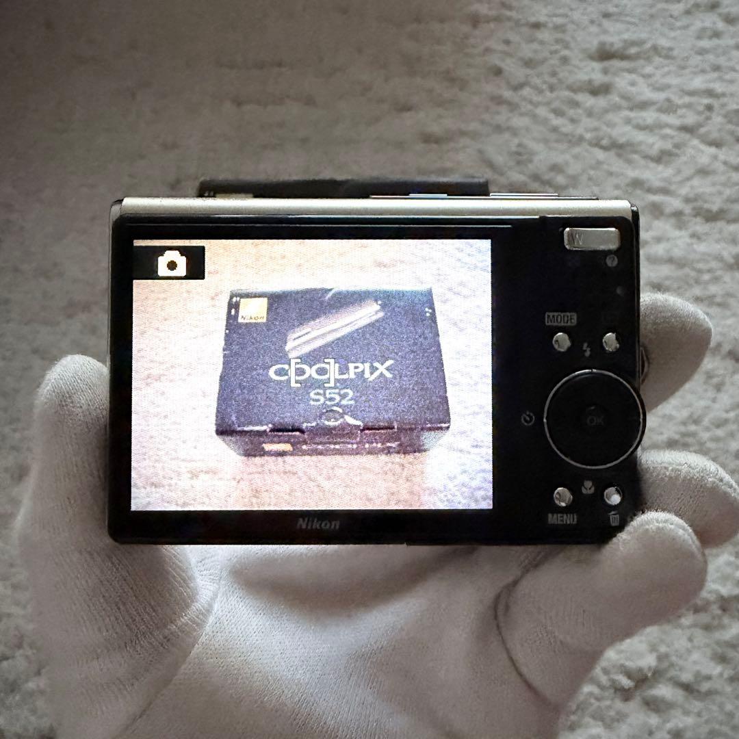 極上品【動作確認済】Nikon ニコン COOLPIX S52 レトロコンデジ