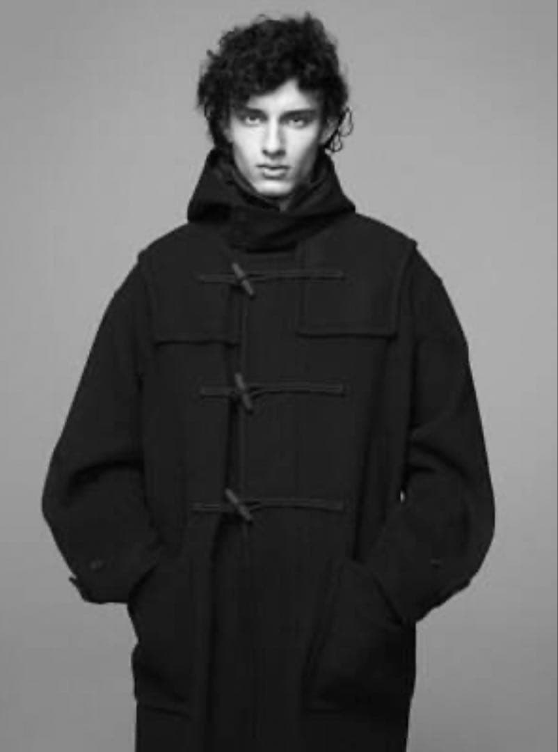 だ*ー様 ユニクロ　+J ダッフルコート ブラック XL