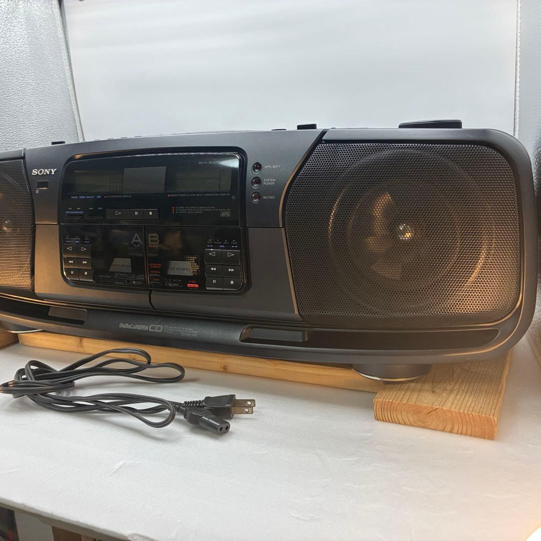 【カセット以外動作】SONY CFD-700 DoDeCaHORN バブルコンポ