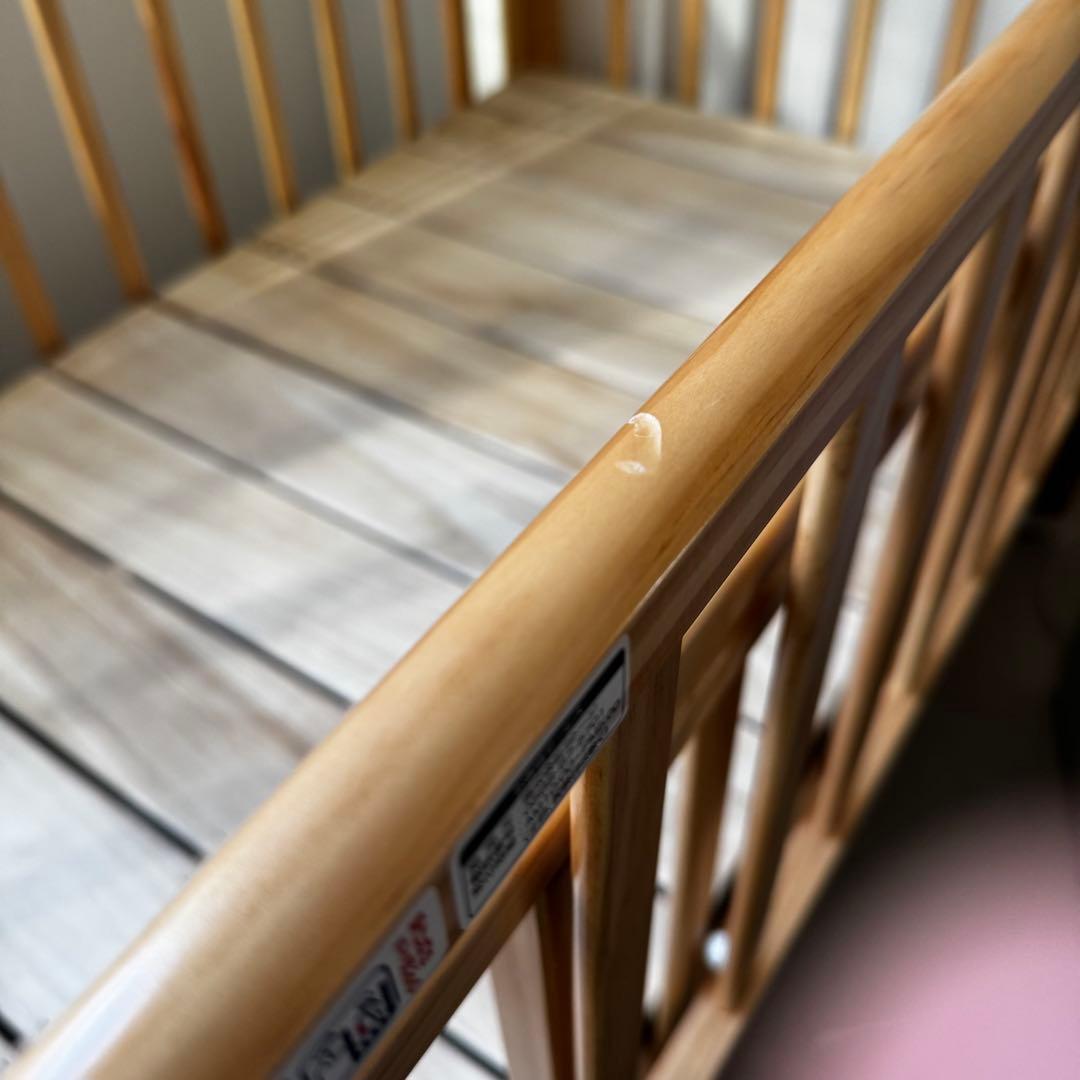 【町田・相模原市内直接取引限定】カトージ ハイシートベビーベッド