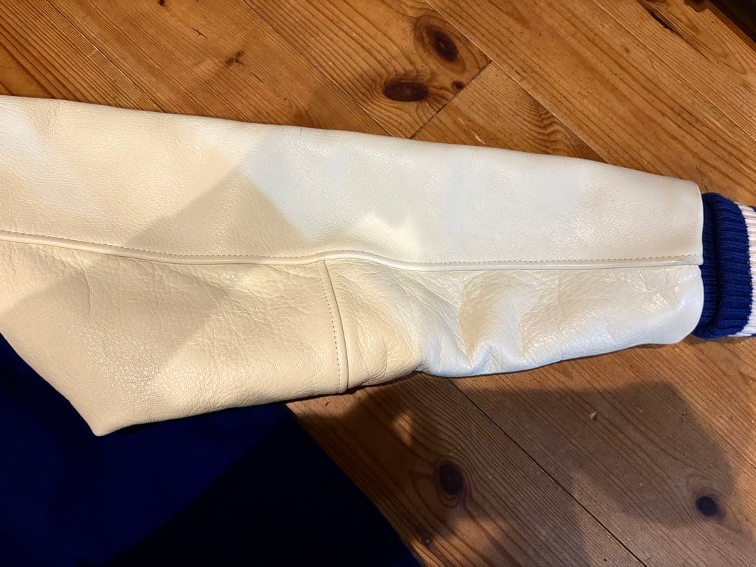 CALEE キャリー　スタジャン レザー袖　本革　アメカジ　ワーク　ヴィーテージ