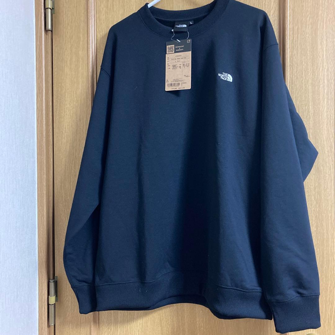 新品未使用　NORTH FACE　ノースフェイス　　トレーナー　ブラック　 L