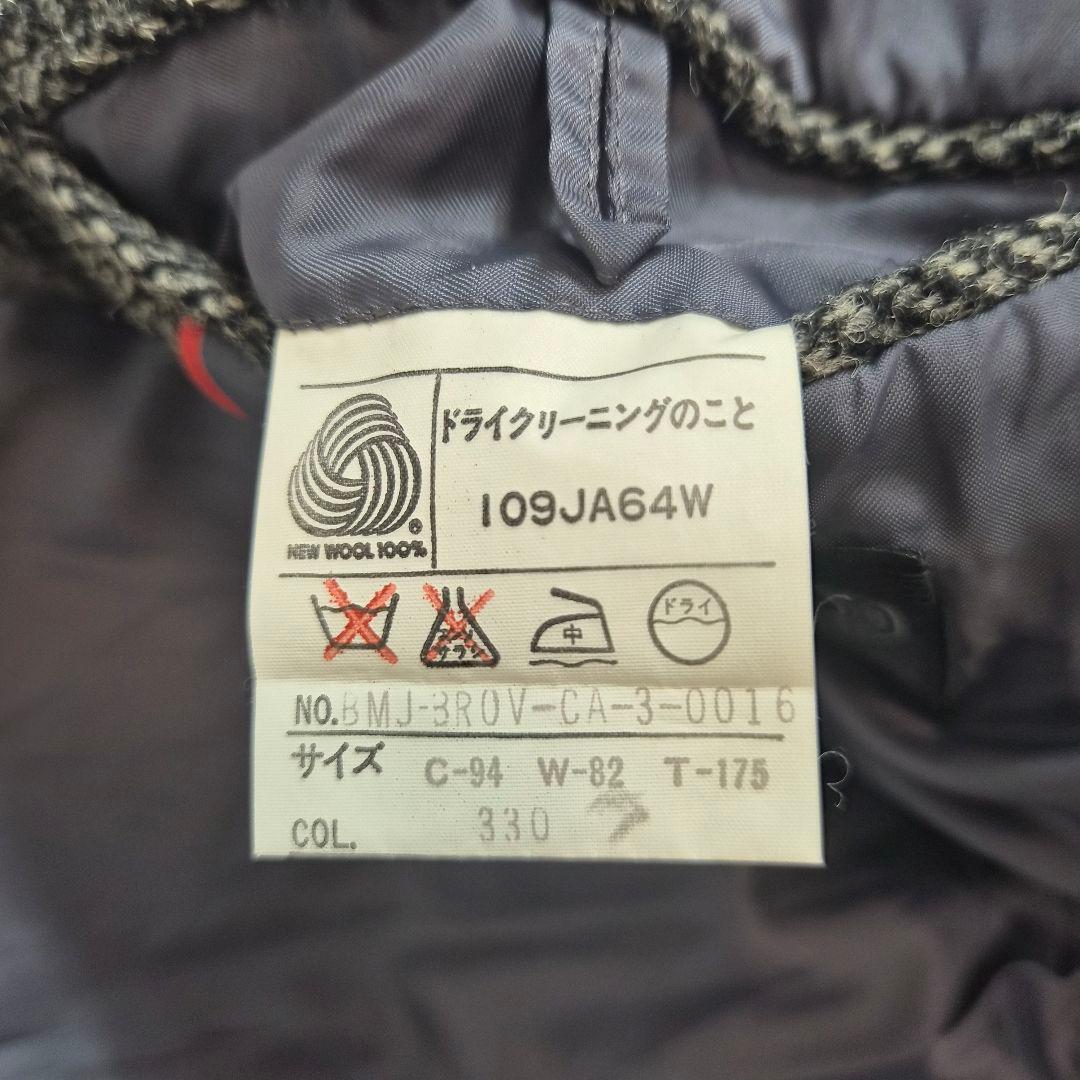 ジェイプレス ハリスツイード ヘリンボーン テーラードジャケット L