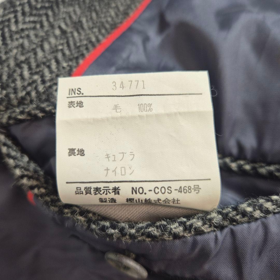 ジェイプレス ハリスツイード ヘリンボーン テーラードジャケット L