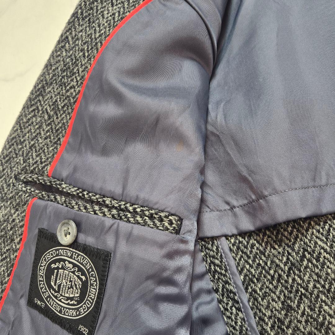 ジェイプレス ハリスツイード ヘリンボーン テーラードジャケット L
