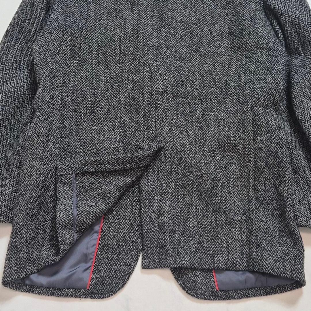 ジェイプレス ハリスツイード ヘリンボーン テーラードジャケット L