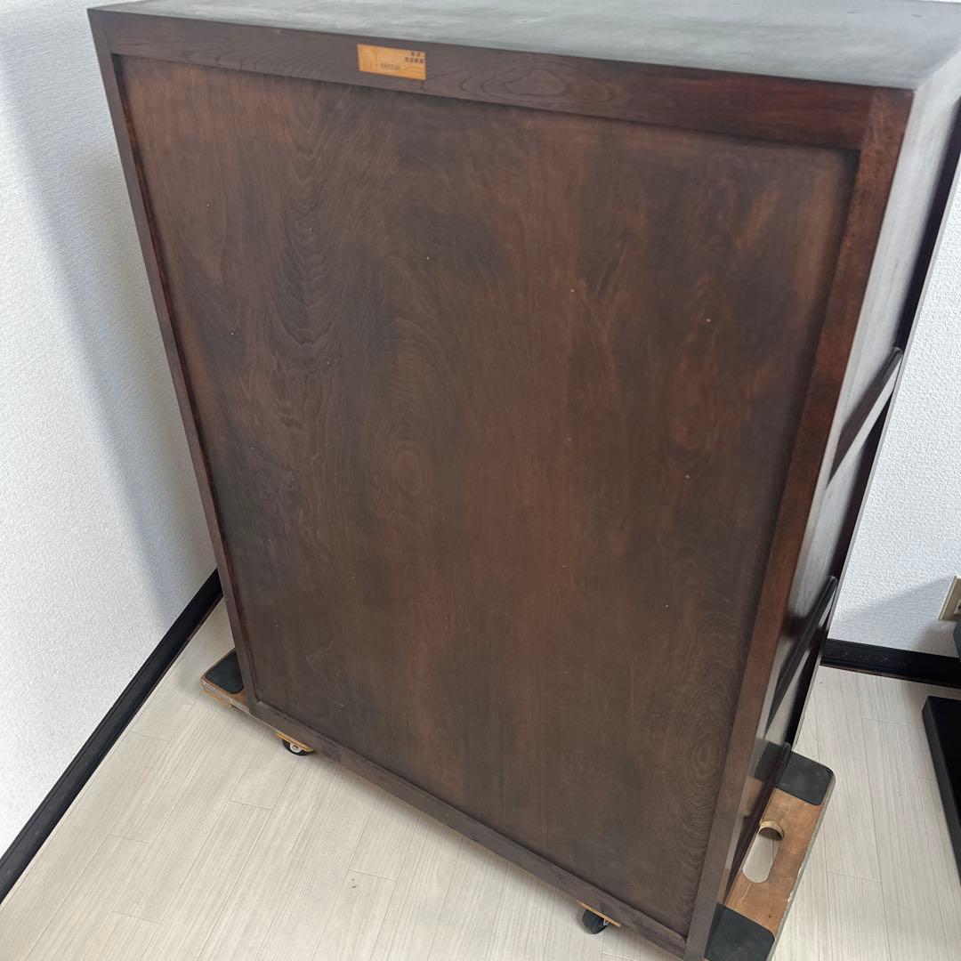 松本民芸家具 D型 6段7杯 チェスト 整理箪笥 ミズメザクラ材 無垢材※i4※