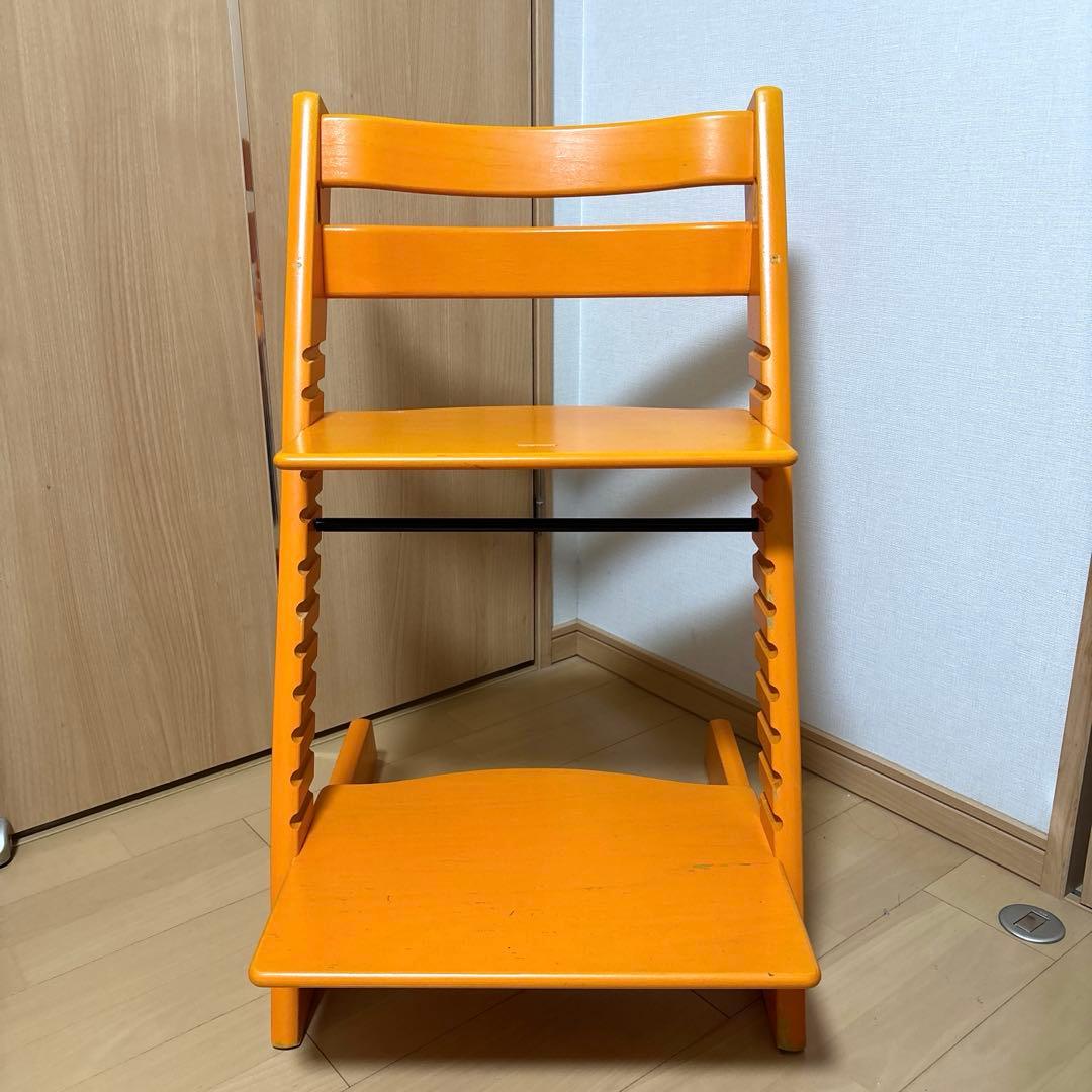 ストッケ　トリップトラップ　オレンジ　STOKKE　 シリアル4