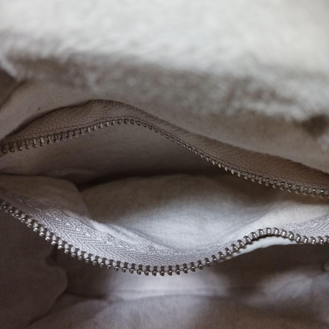 3006【希少】テッセンクリエーション　スエードバッグ　ナチュラル