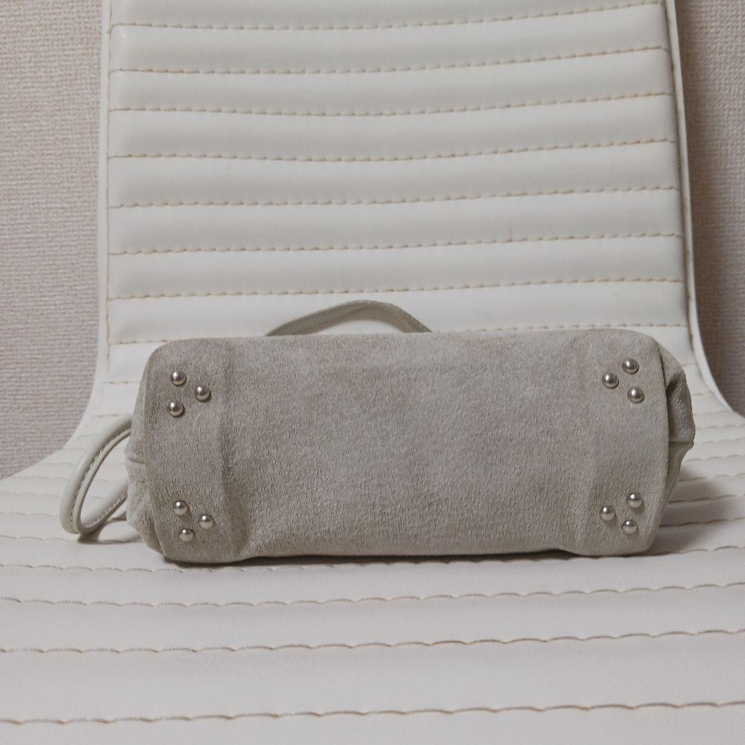 3006【希少】テッセンクリエーション　スエードバッグ　ナチュラル