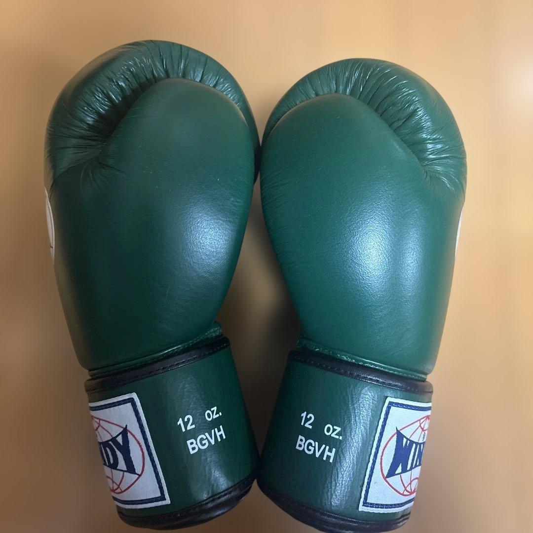 WINDY ボクシンググローブ 12 oz グリーン BGVH