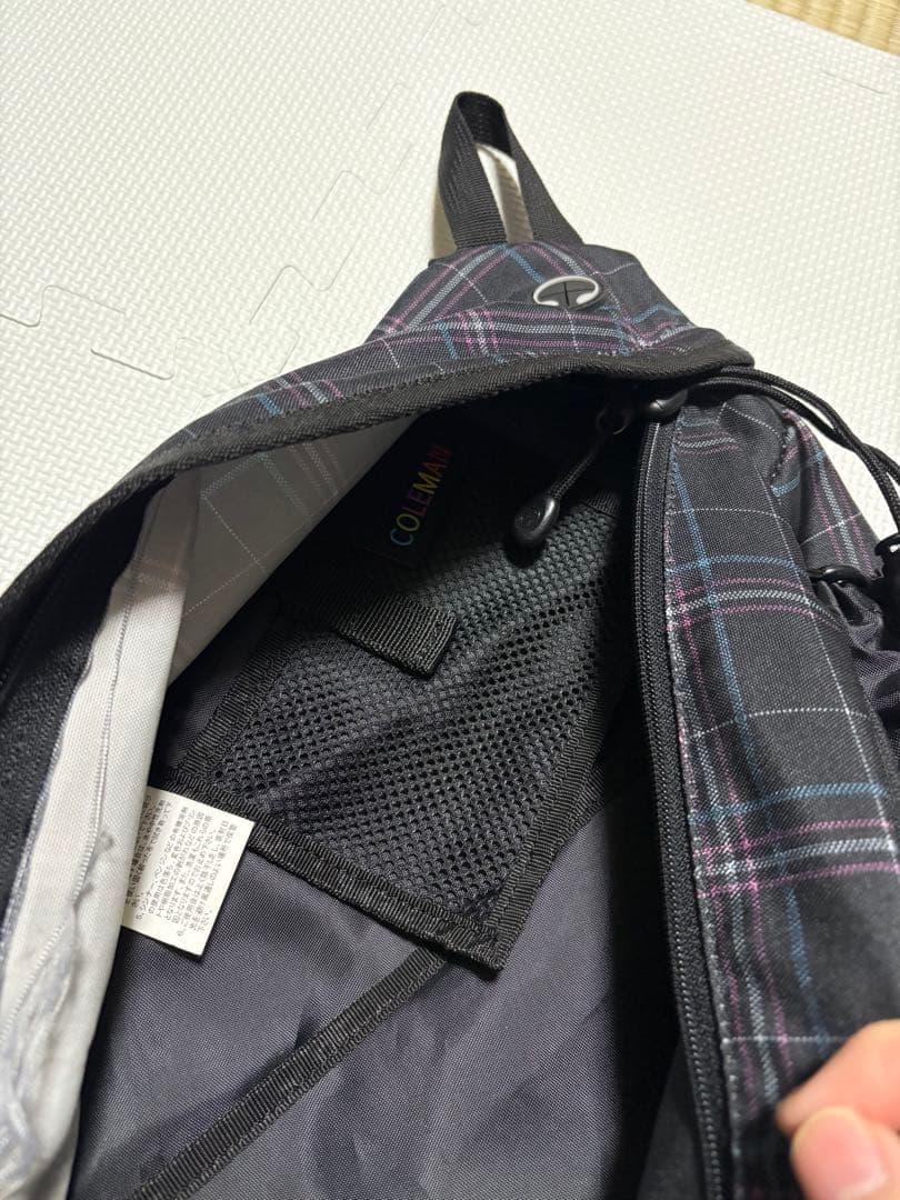 00s Coleman ワンショルダーバッグ ギミック スリングバッグ チェック
