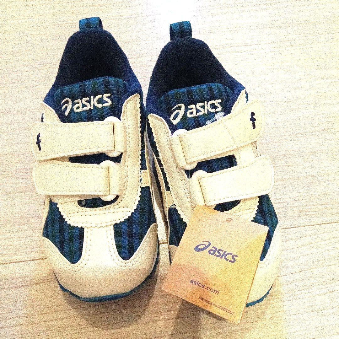 asics ファミリアシューズ 16.0cm ネイビー/ホワイト