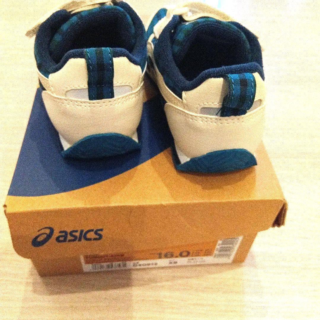 asics ファミリアシューズ 16.0cm ネイビー/ホワイト