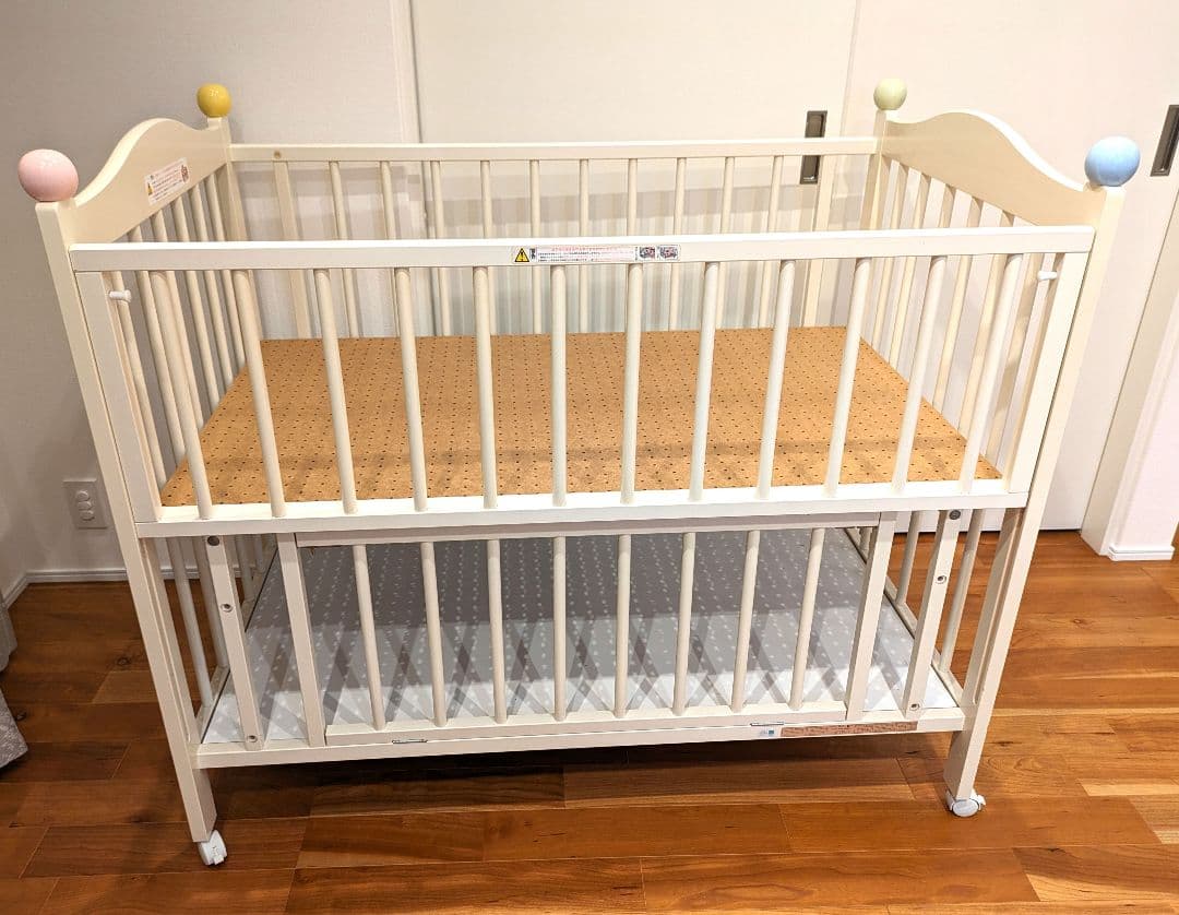 【直接引き渡し希望】ミキハウス　ベビーベッド