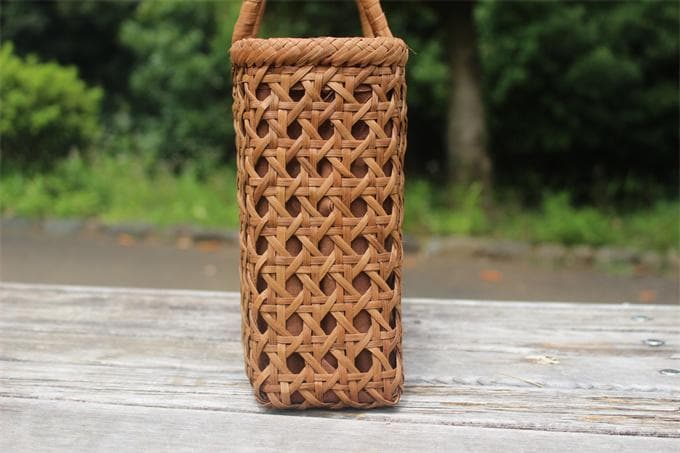 山葡萄 かごバッグ 八ッ目編み やまぶどう 山ぶどう カゴバッグ 着物 籠