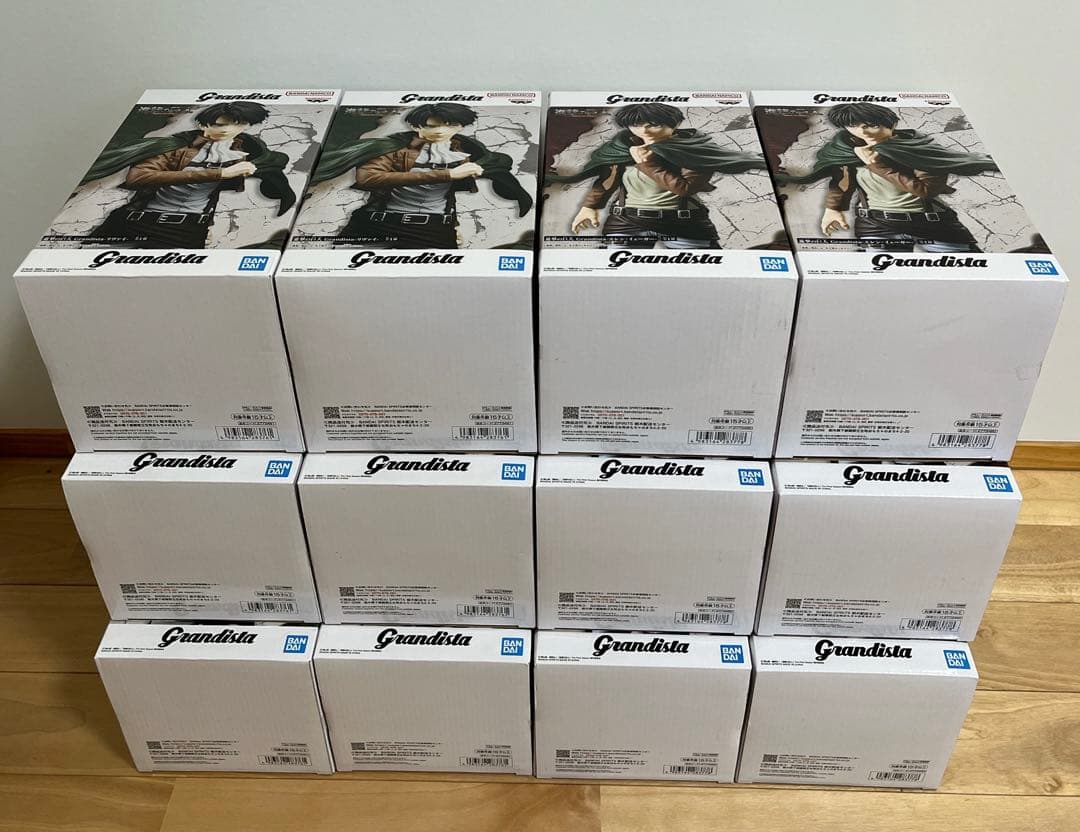 進撃の巨人Grandistaリヴァイ エレン・イェーガー　フィギュア