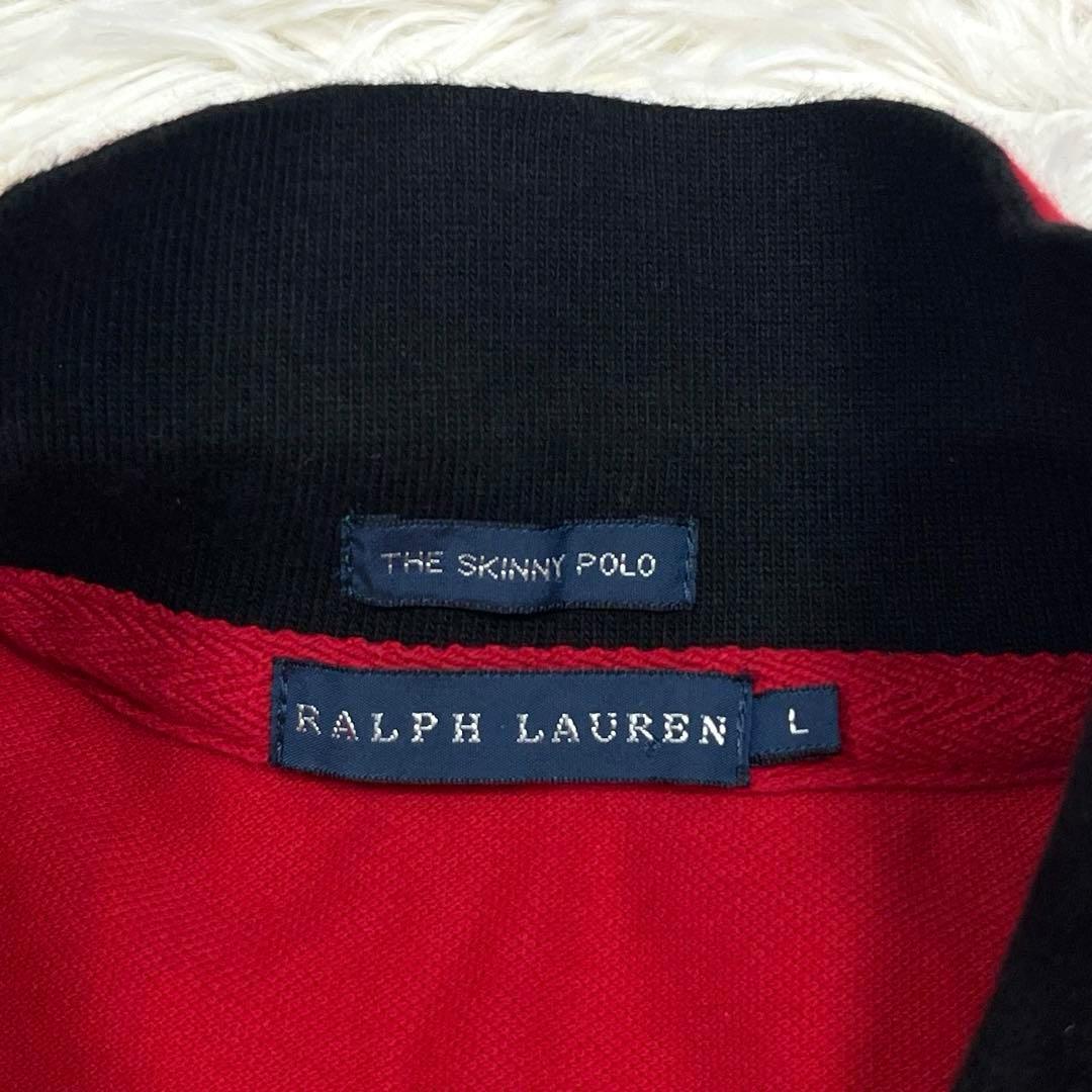 『美品』ラルフローレン ポロシャツ ミラン ビックポニー レディースL スキニー