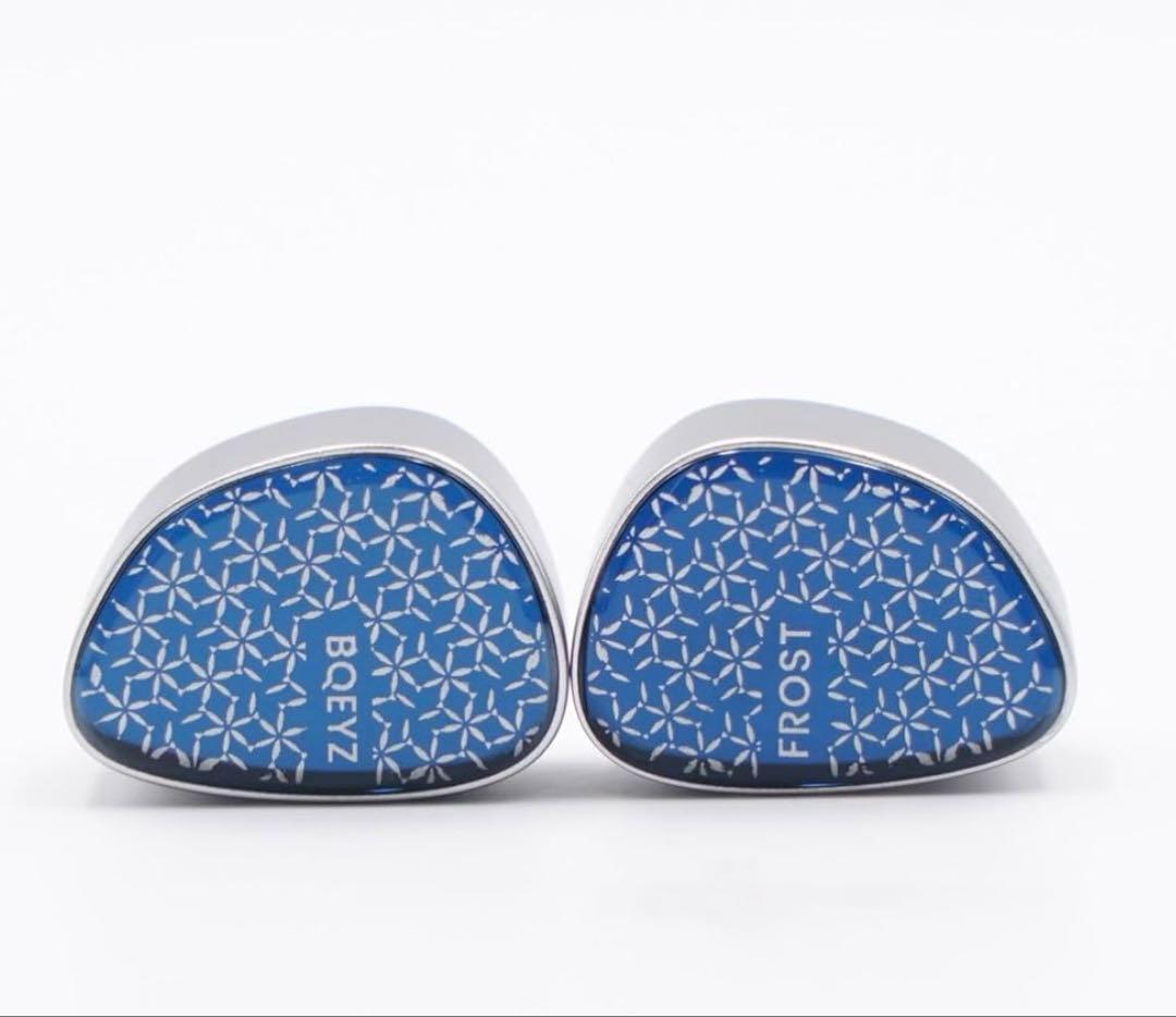 BQEYZ ウェザーシリーズ Frost 有線イヤホン マイクロ平面駆動 ブルー