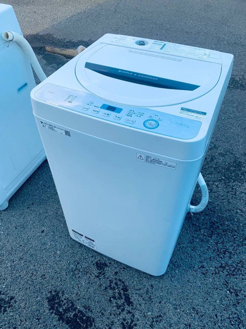 ✅SHARP 電気洗濯機✅ ✅ES-GE4C-T✅送料設置無料