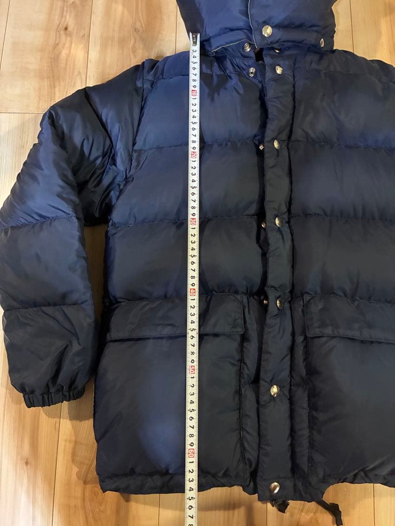 【美品】クレセントダウンワークスネイビー ダウンジャケット 迷彩裏地【入手困難】