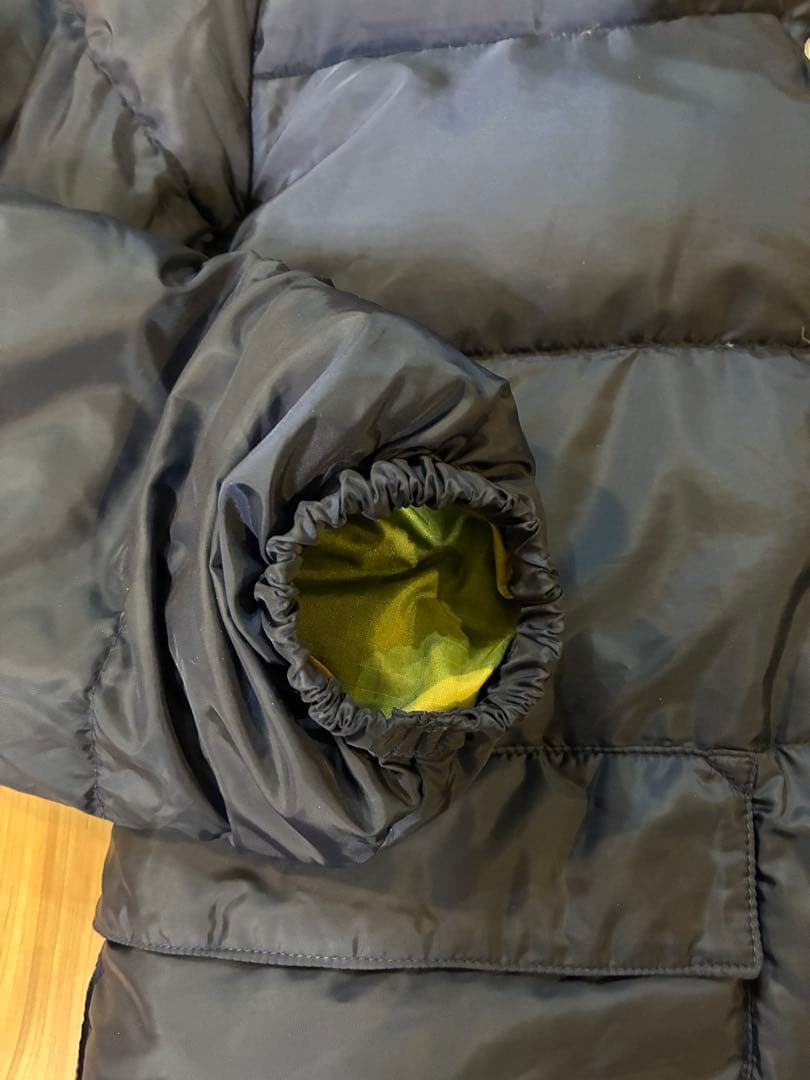 【美品】クレセントダウンワークスネイビー ダウンジャケット 迷彩裏地【入手困難】