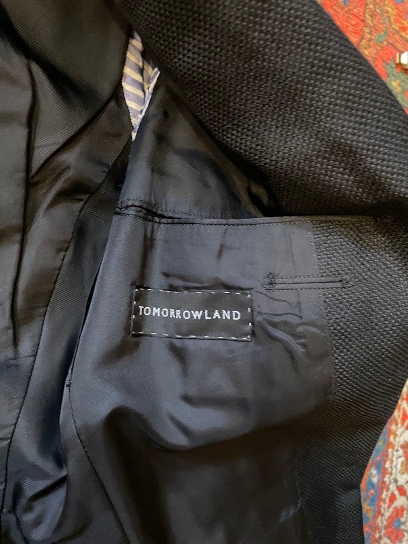 TOMORROWLAND ウールジャケット 黒 46