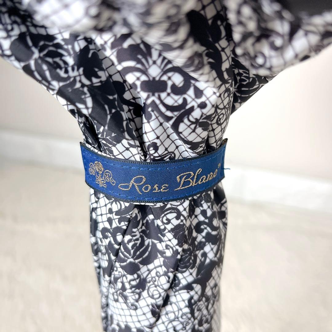 Rose Blanc 日傘 レディース 100％ 完全遮光 晴雨兼用 ショート