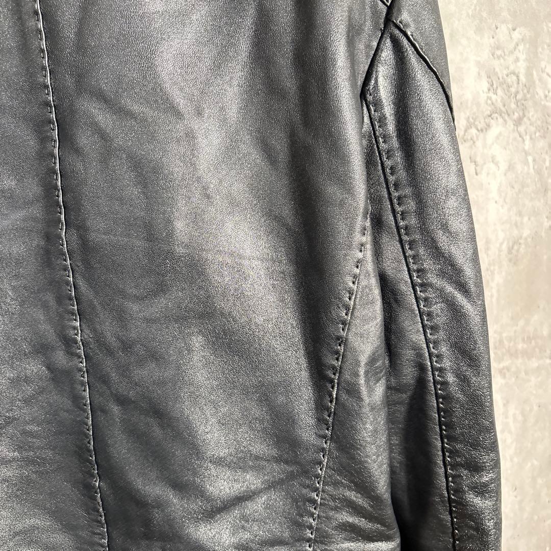 【00s】Archiveイタリア製LeatherJacket\"平成グランジY2K