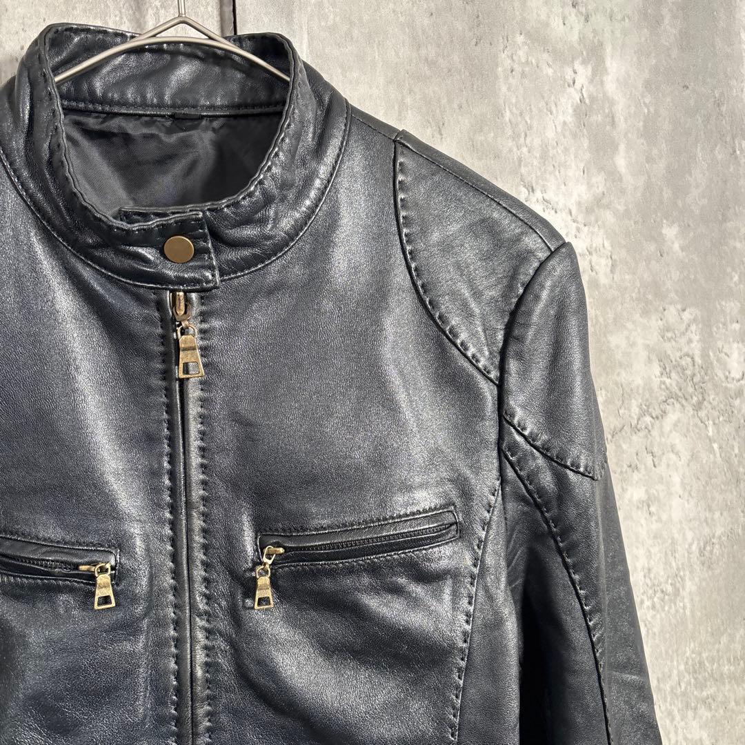 【00s】Archiveイタリア製LeatherJacket\"平成グランジY2K