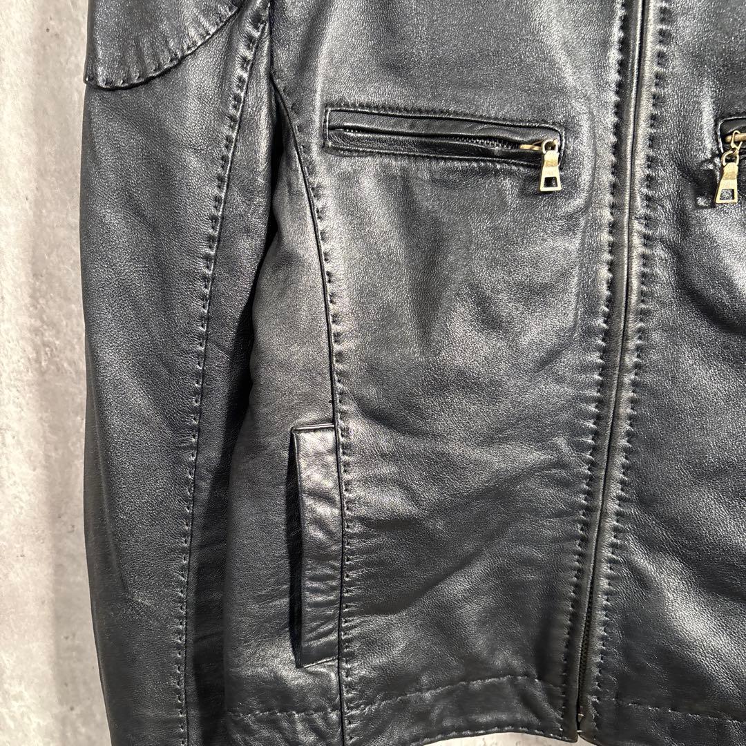 【00s】Archiveイタリア製LeatherJacket\"平成グランジY2K