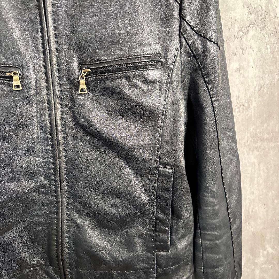 【00s】Archiveイタリア製LeatherJacket\"平成グランジY2K