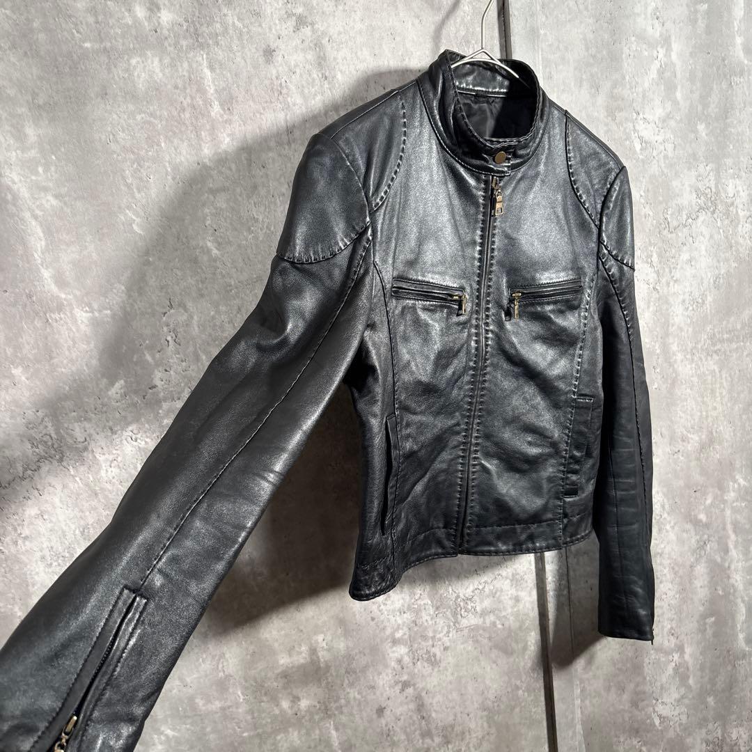 【00s】Archiveイタリア製LeatherJacket\"平成グランジY2K