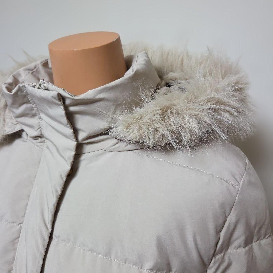 【新品】軽量ダウンワンタッチケープ付き マタニティコート サイズ M おまけ付き