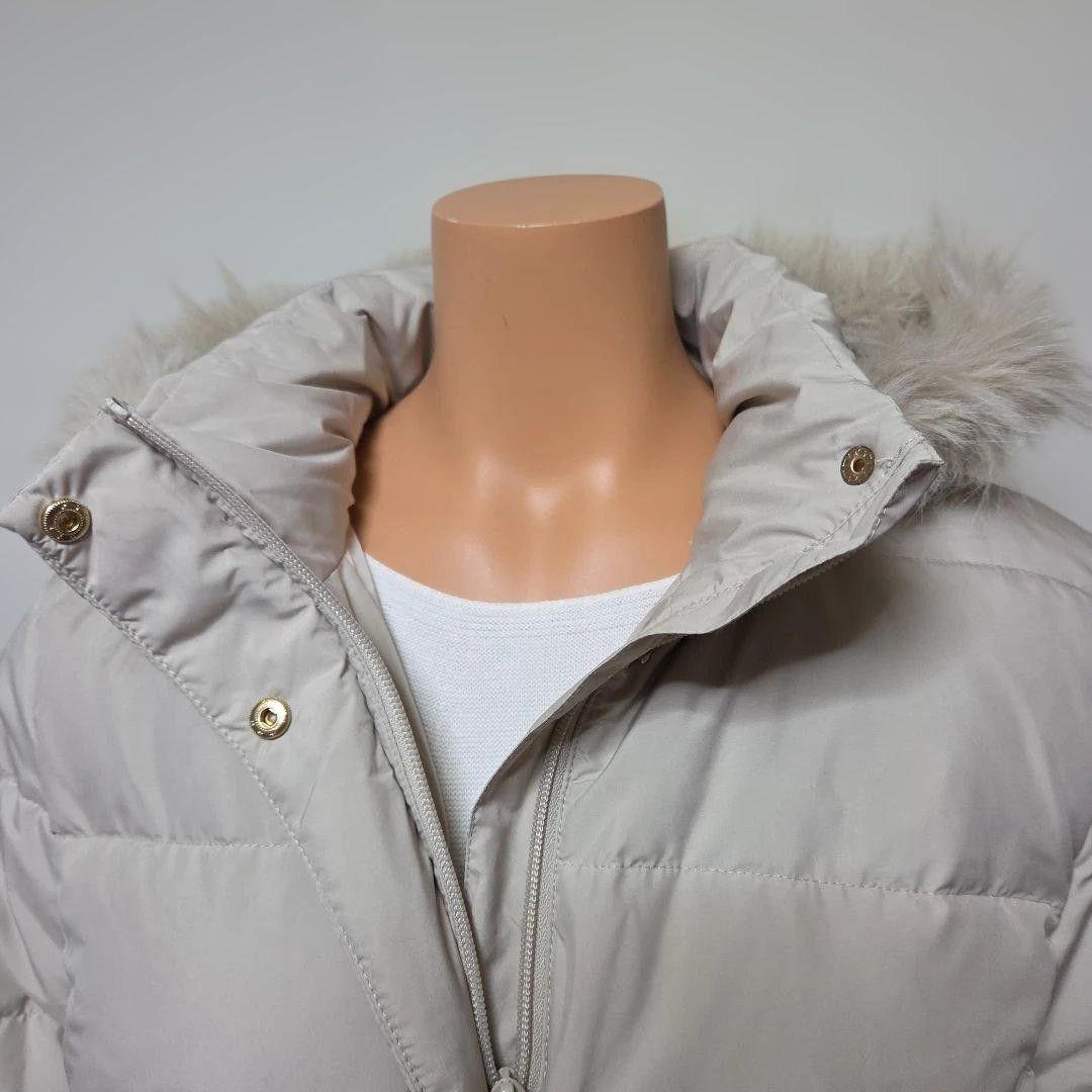 【新品】軽量ダウンワンタッチケープ付き マタニティコート サイズ M おまけ付き